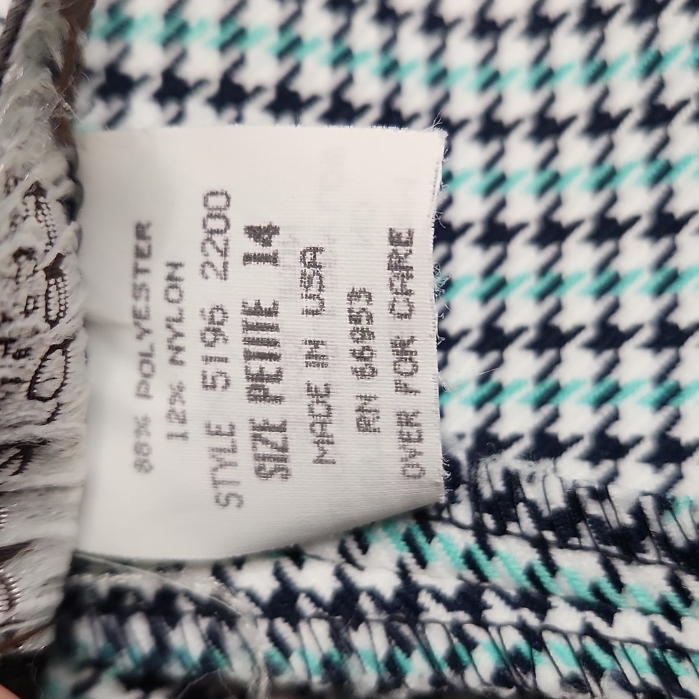 Haberdashery Houndstooth Blazer and Trousers Pant Suit - 14 Petite - Picture 14 of 16